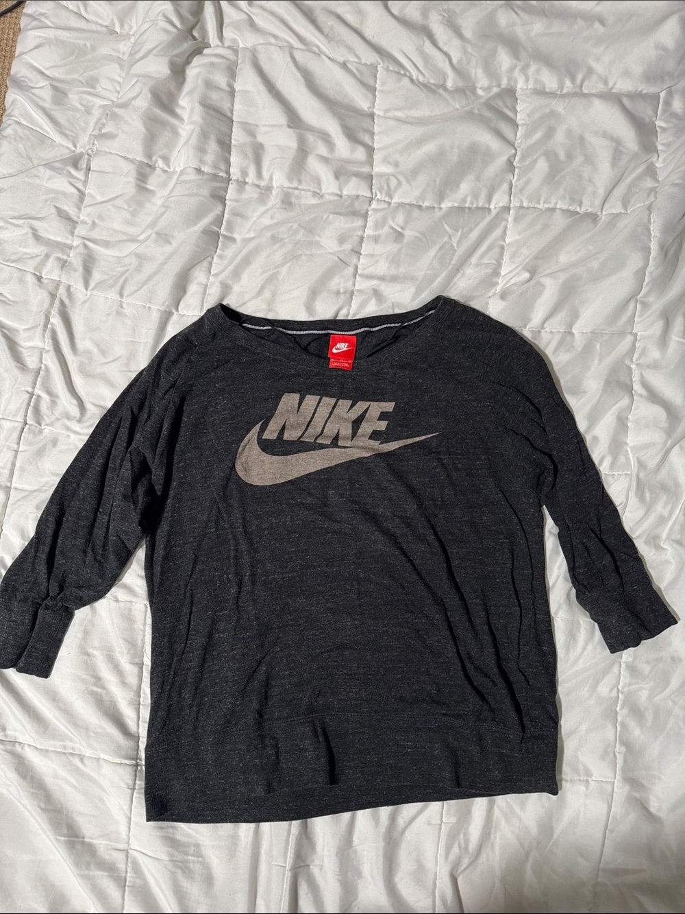 Nike Charcoal Pullover with Grey Logo